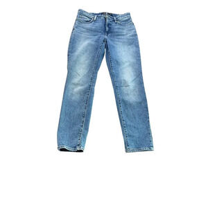 Lauren Ralph Lauren Blue Straight Leg Slim Fit Denim Jean Size 8